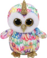 TY Beanie Knuffel Uil met Gouden Hoorn Enchanted 15 cm