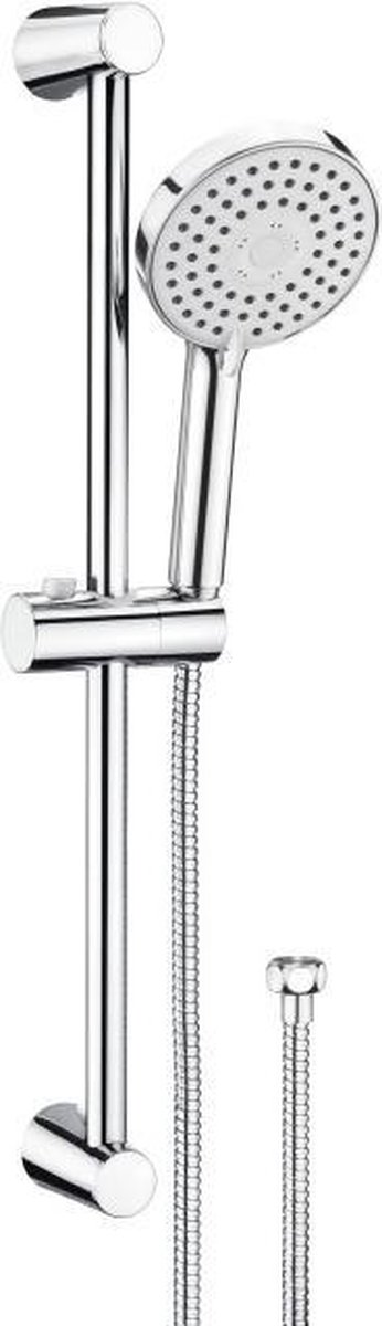 Cornat Doucheset - Drie Straalsoorten - Anti Kalk - Chrome - Water Besparend - MADE in Germany