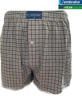 Embrator mannen Boxershort geweven katoen blauw XL