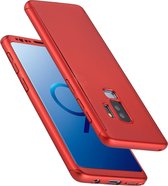 Voor Galaxy S9 + Frosted PC Hard volledig ingepakte beschermhoes (rood)