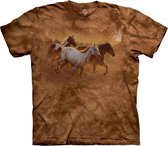 T-shirt Gold Run Horses S