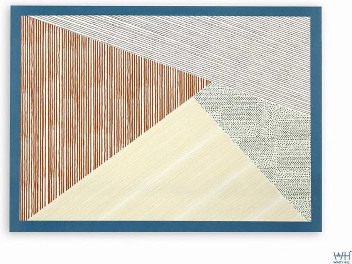 PROMOTIE placemats papier 2*50 stuks Windy Hill Zephyr 44*32cm