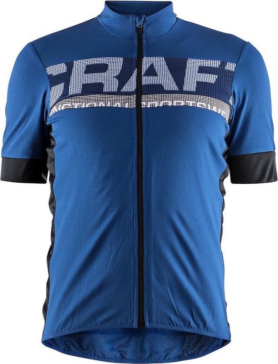 Craft fietsshirt korte mouwen heren Blauw / REEL JERSEY M - S