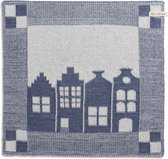 Knit Factory Keukendoek House - Ecru/Jeans