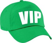 Verkleed VIP pet / baseball cap groen voor dames en heren - verkleedhoofddeksel / carnaval