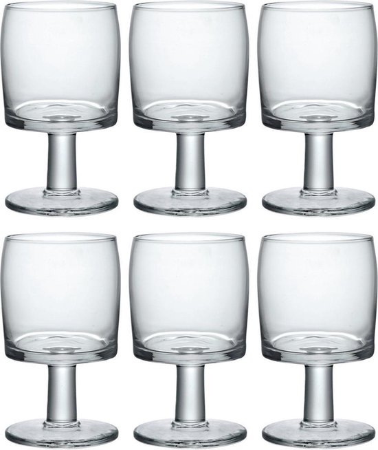 schaamte fabriek schuifelen 24x Witte of rode wijnglazen 18 cl/180 ml Astoria - Stapelbare glazen -...  | bol.com