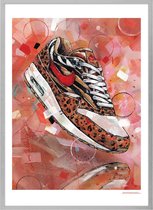 Poster - Nike Air Max Animal Pack Painting - 71 X 51 Cm - Multicolor
