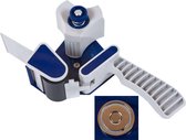 Kortpack - Tapedispenser met Magneet - Grijs/Blauw - 1 stuk - Geschikt voor 50mm brede tape - Gemakkelijke bevestiging aan bv Heftruck - (065.0499)