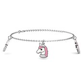 Yolora Kids Armband - Unicorn Bedels - Kalpa Camaka Kristallen - Zilverkleurig - 18K Witgoud Verguld - Kind - Meisjes Eenhoorn Bedelarmband Zilver - Sieraden Kinderen - Luxe Giftbox - Geschen