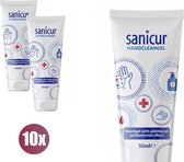Sanicur SANICUR 50ML HAND GEL 63% - set van 10