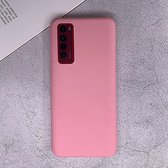 Voor Huawei Nova 7 5G schokbestendig mat TPU beschermhoes (roze)