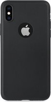 Binnenstructuur Zwart TPU Backcover voor Apple iPhone X-iPhone Xs- 8719273278284