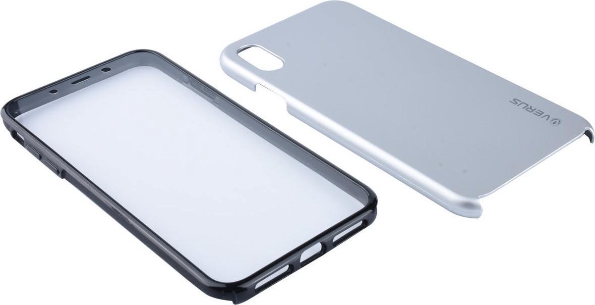 Backcover hoesje voor Apple iPhone Xs Max - Zilver- 8719273290699