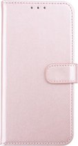 Roze hoesje voor Samsung Galaxy J8 (2018) Book Case - Pasjeshouder - Magneetsluiting (J810F)
