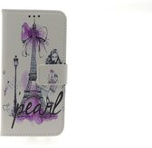 Print hoesje voor Samsung Galaxy A3 -2017- Book Case - Pasjeshouder - Magneetsluiting (A320F)