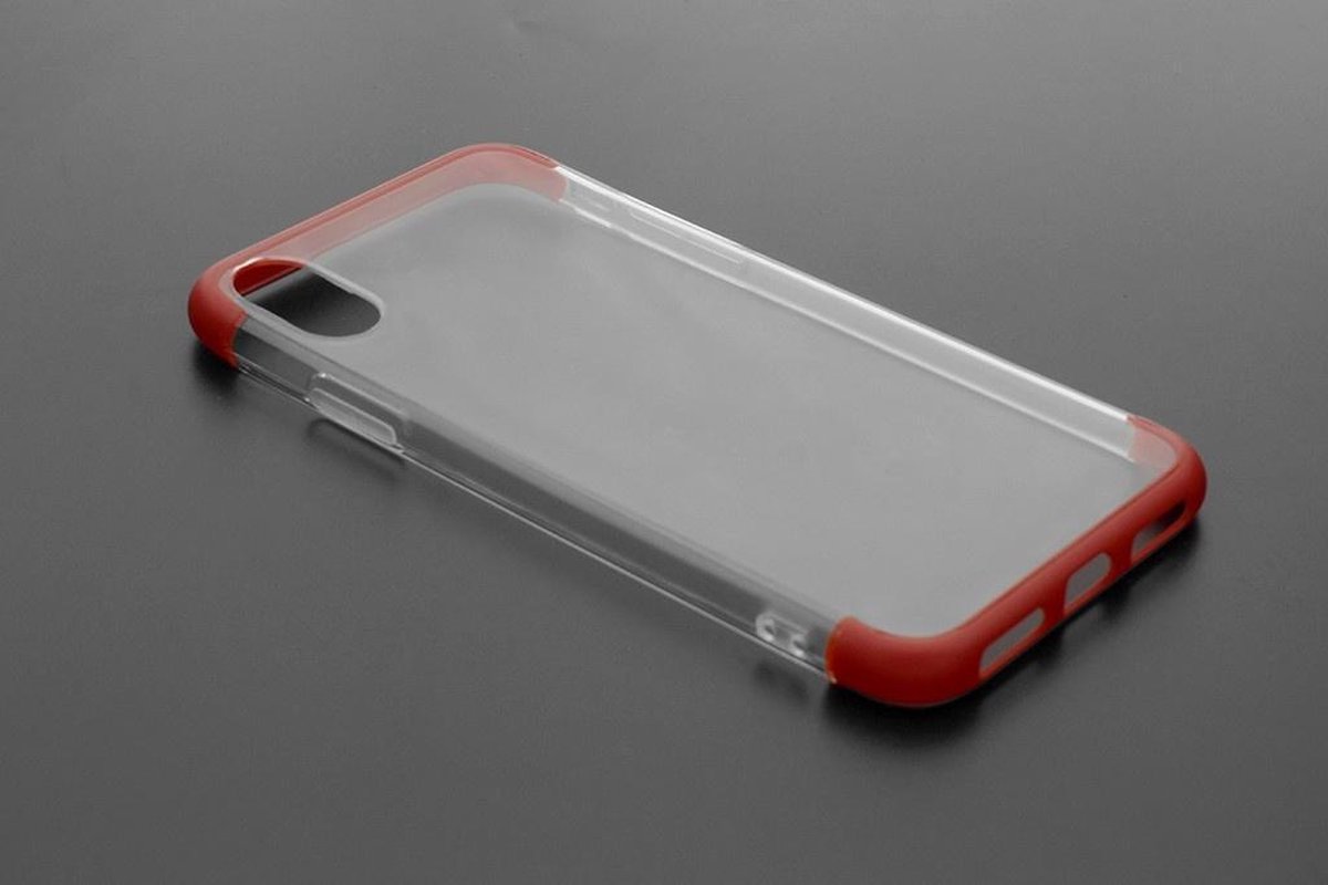 Backcover hoesje voor Apple iPhone X- Apple iPhone Xs - Rood- 8719273252185