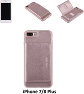 UNIQ Accessory iPhone 7-8 Plus Kunstleer Backcover hoesje - Roze