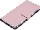 LG Q6 Book Case hoesje - Roze - Pasjeshouder - Magneetsluiting