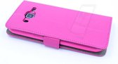 Roze hoesje Samsung Galaxy J2 (2016) Book Case - Pasjeshouder - Magneetsluiting (J200F)