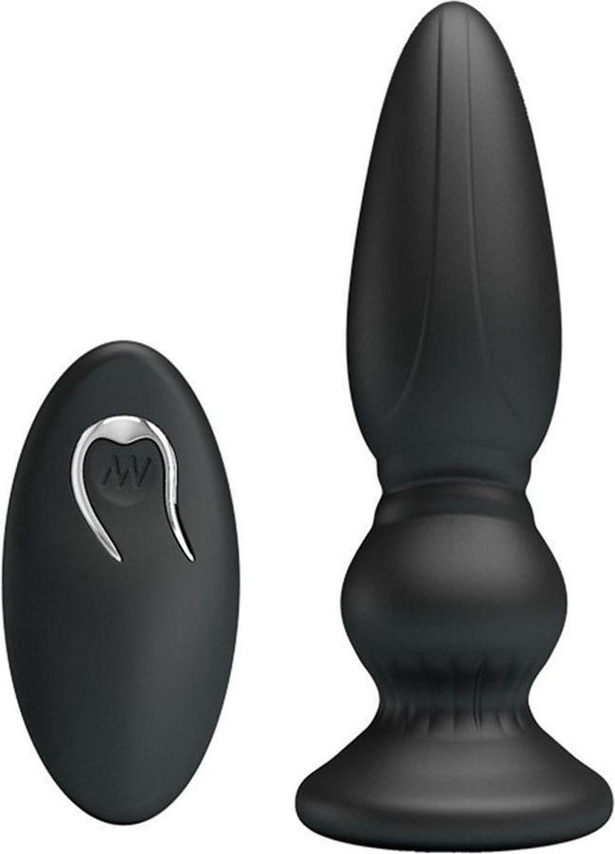 Mr. Play Vibrerende oplaadbare anaal plug Met Afstandsbediening - buttplug Extra