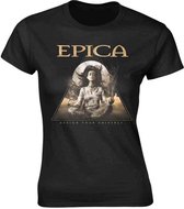 Epica Dames Tshirt -XXL- Design Your Universe Zwart