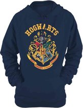 Harry Potter Hoodie/trui -XL- Crest Blauw