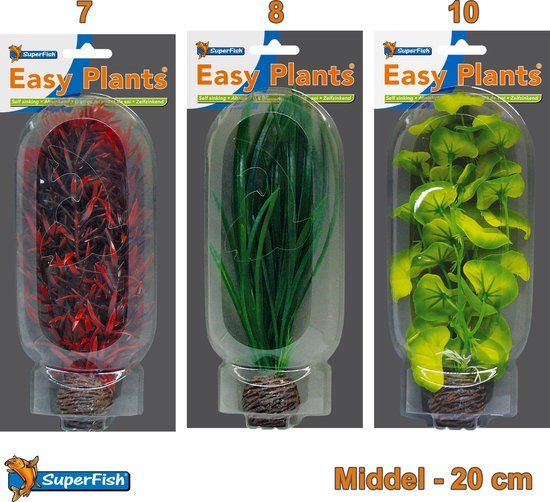 Foto: Easy plants aquarium kunst planten middel combinatieset 1 