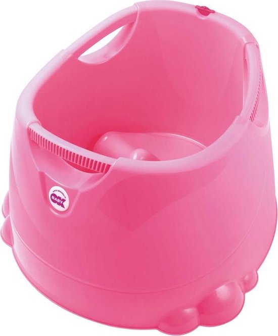 PandaEar Opblaasbare babybadkuip, draagbare reisbabybadkuip voor baby's, peuterbad met luchtpomp, opvouwbaar antislip douchebak, mini-luchtzwembad voor pasgeborenen (roze