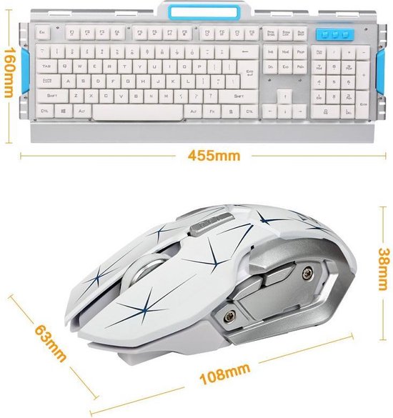 HK50 Toetsenbord Qwerty – Game Keyboard  voor PC / Gaming Computer, Laptop