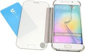 Zilver hoesje voor de Galaxy S6 - Book Case -Pasjeshouder- Magneetsluiting (G920F)