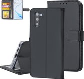 Zwart hoesje Samsung Galaxy Note 10 - Book Case - Pasjeshouder - Magneetsluiting (N970F)