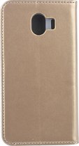 Goud hoesje Samsung Galaxy J4 (2018) Book Case - Pasjeshouder - Magneetsluiting (J400F)