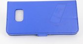 Blauw hoesje voor de Galaxy S6 Edge Plus - Book Case - Pasjeshouder - Magneetsluiting (G928T)