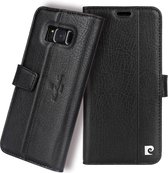 Samsung Galaxy S8 hoesje - Pierre Cardin - Zwart - Leer