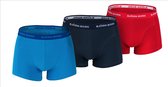 Bjorn Borg 3-Pack Boxershorts Blauw / Donkerblauw / Rood | Maat XL