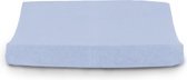 Briljant Baby Waskussenhoes Aankleedkussenhoes Badstof 50 x 80 - Licht Blauw
