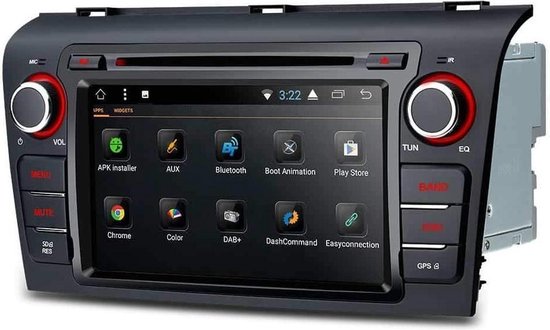 Mazda 3 7 Android 7.1 Nougat Quad-Core 16 GB ROM HD Navigatie - Merkloos