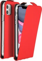 Accezz Flipcase iPhone 11 hoesje - Rood