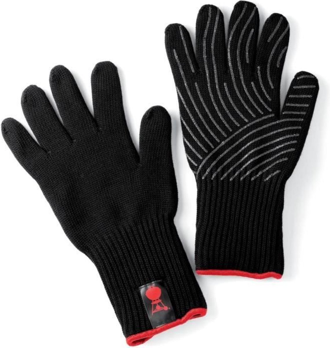 Weber - Premium handschoenen maat S/M zwart rood - Weber