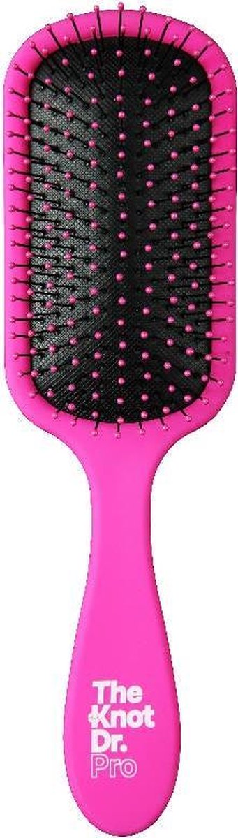 The Knot Dr. Pro Brite Fuchsia Black Pad Haarborstel
