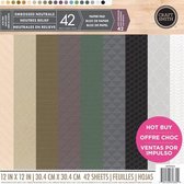 Craft Smith Embossed Neutrals 12x12 Inch Paper Pad (MPP0064)