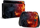 Flowers of Fire | Nintendo Switch Console skin | Switch console en controller stickers
