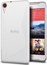 HTC Desire 830 Smartphone Hoesje Tpu Siliconen Case S-Style Transparant