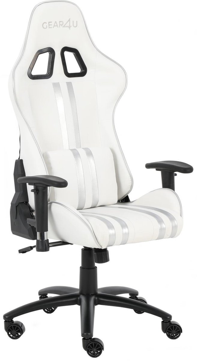 Gear4U Elite gaming stoel - gamestoel / game stoel - wit
