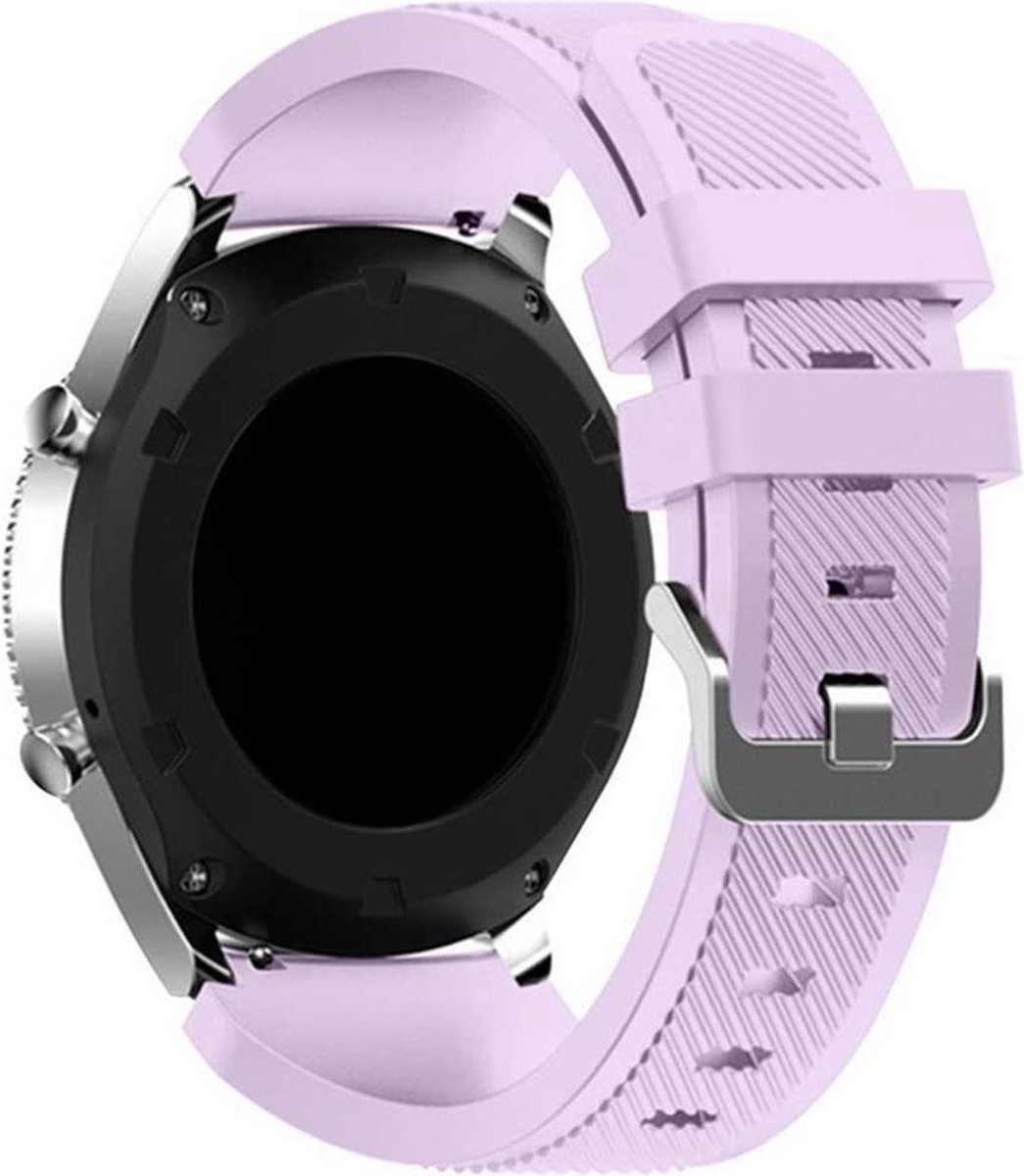 Geschikt voor Samsung Galaxy Watch silicone band - lila - 41mm / 42mm