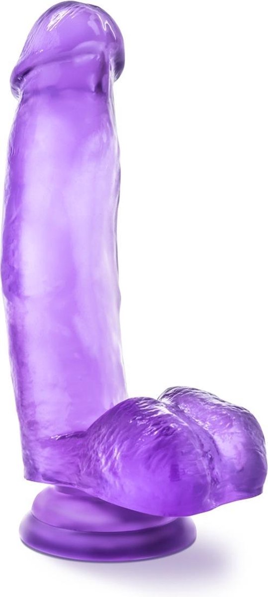 Goedkoopste B Yours Sweet 'N Hard Realistische Dildo - Paars