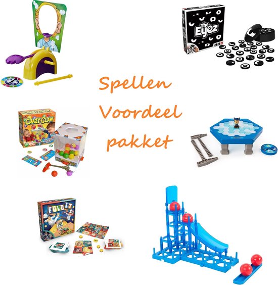 Afbeelding van het spel Bordspellen familie VOORDEELPAKKET voor hele familie met 6 spellen