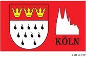 Vlag Keulen | Keulse vlag 150x90cm