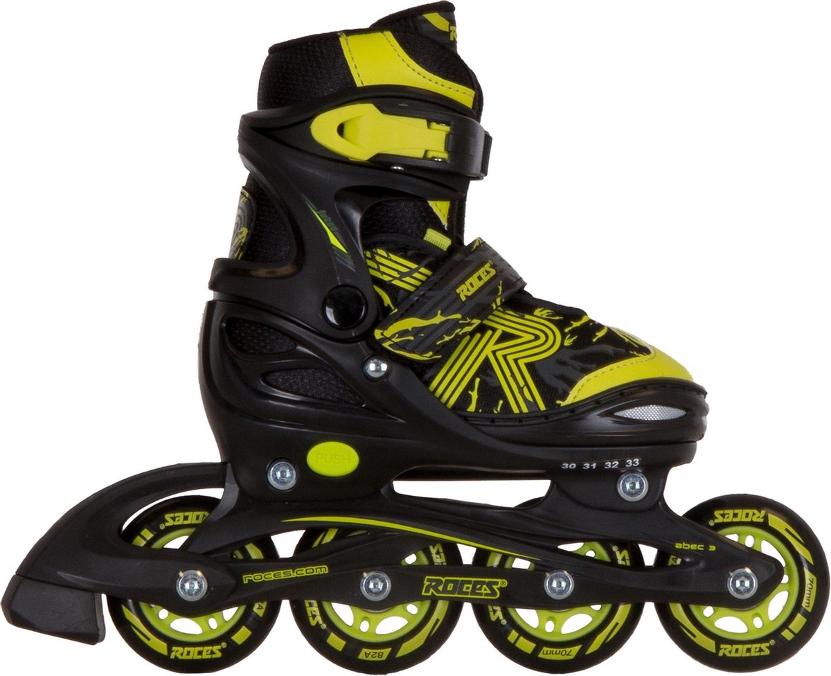 Roces Jokey 3.0 Kids - 30-33 - Zwart/Groen