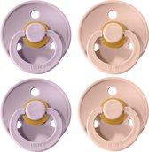 BIBS Fopspeen - Maat 2 (6-18 maanden) - 4 stuks - Blush en Lilac